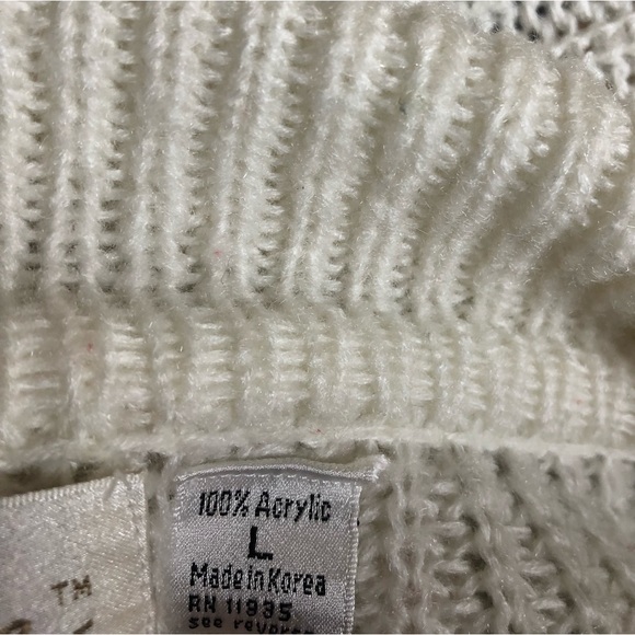 Vintage Alicia Knit V Neck Button Front Cardigan Sweater - Picture 12 of 12